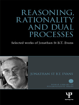 cover image of Reasoning, Rationality and Dual Processes